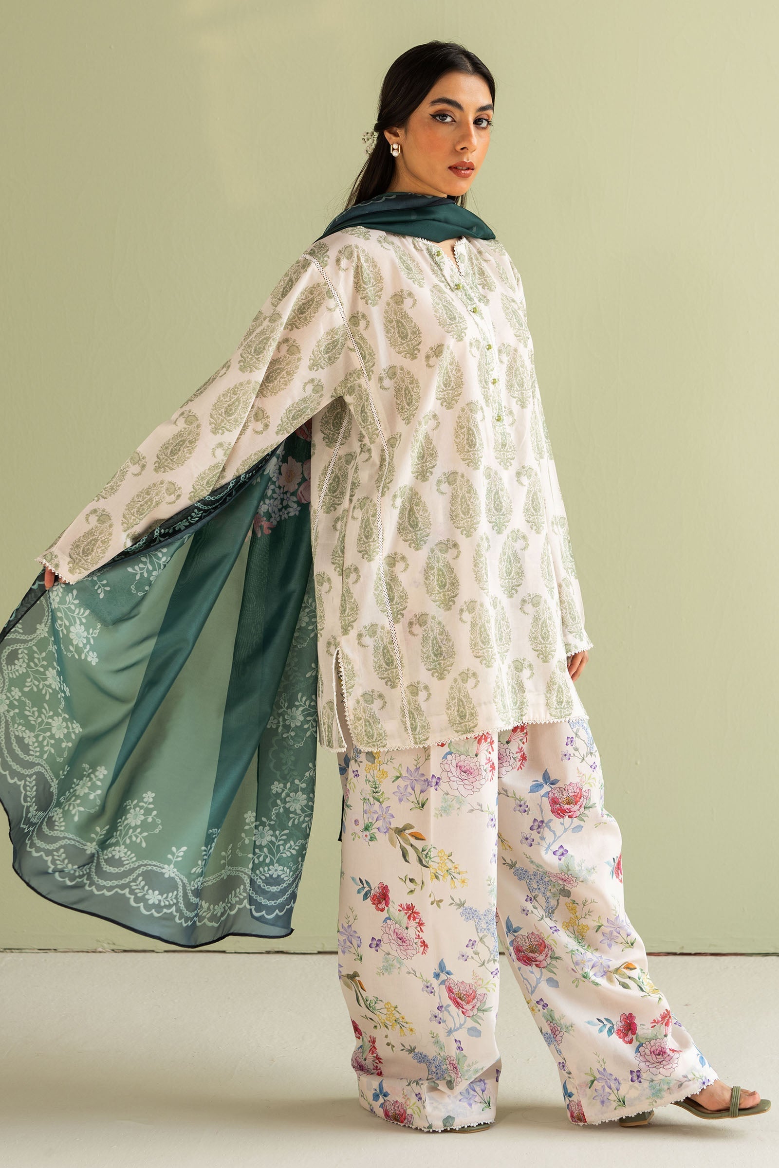 Zara Shahjahan | Coco Prints 25 | Paisley-6B - Official Zara Shahjahan stockist in UK - Sakeena London