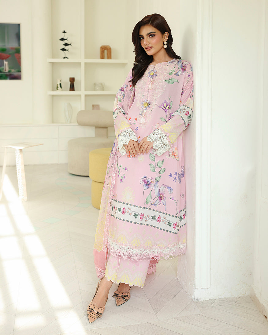 Roheenaz | Petals in Print | Pink Veil