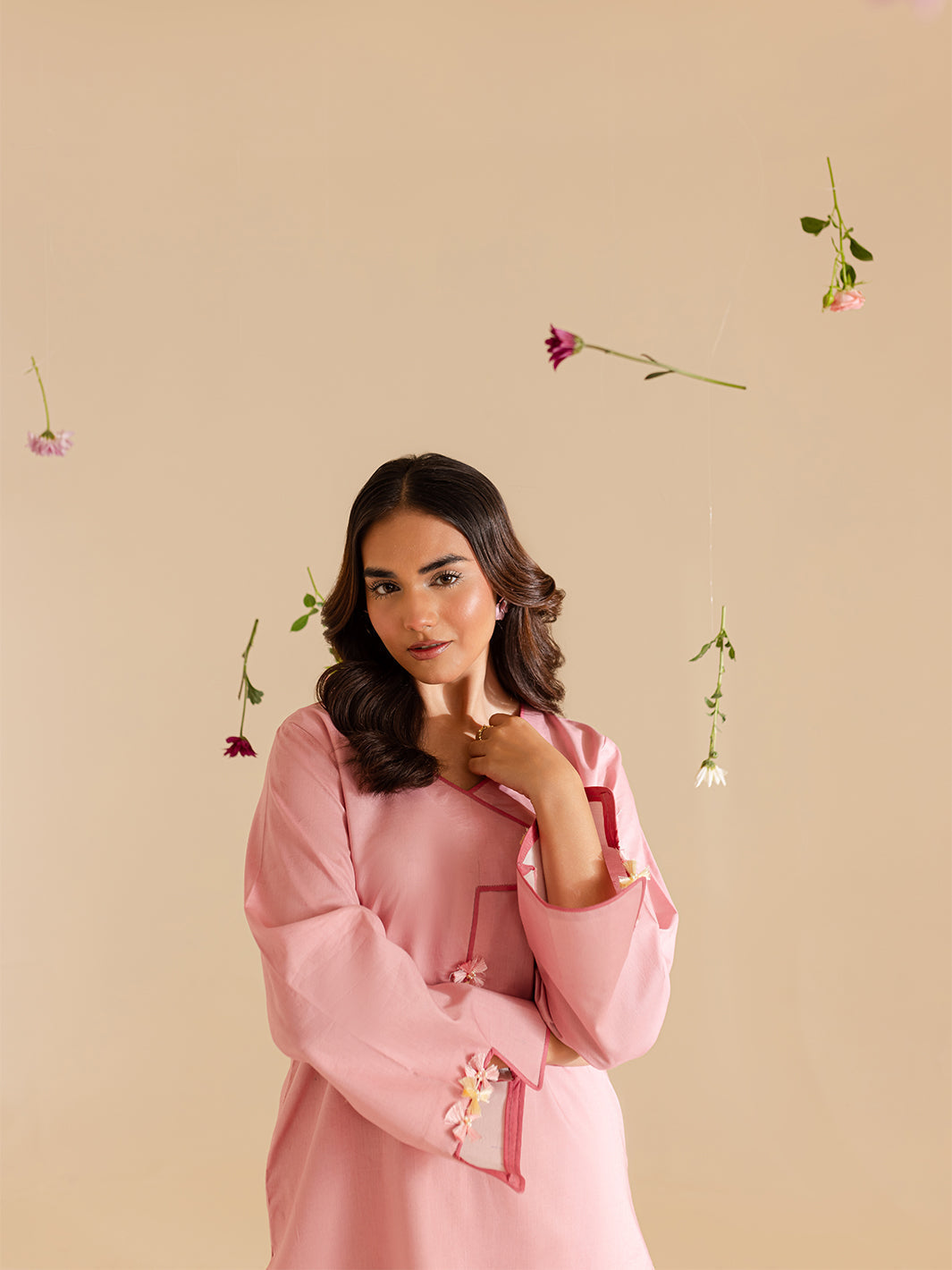 Mahnur | Petal Whispers Lawn Pret | Primrose - Official Mahnur stockist in UK - Sakeena London