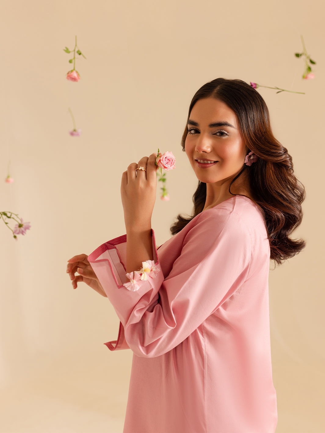 Mahnur | Petal Whispers Lawn Pret | Primrose - Official Mahnur stockist in UK - Sakeena London