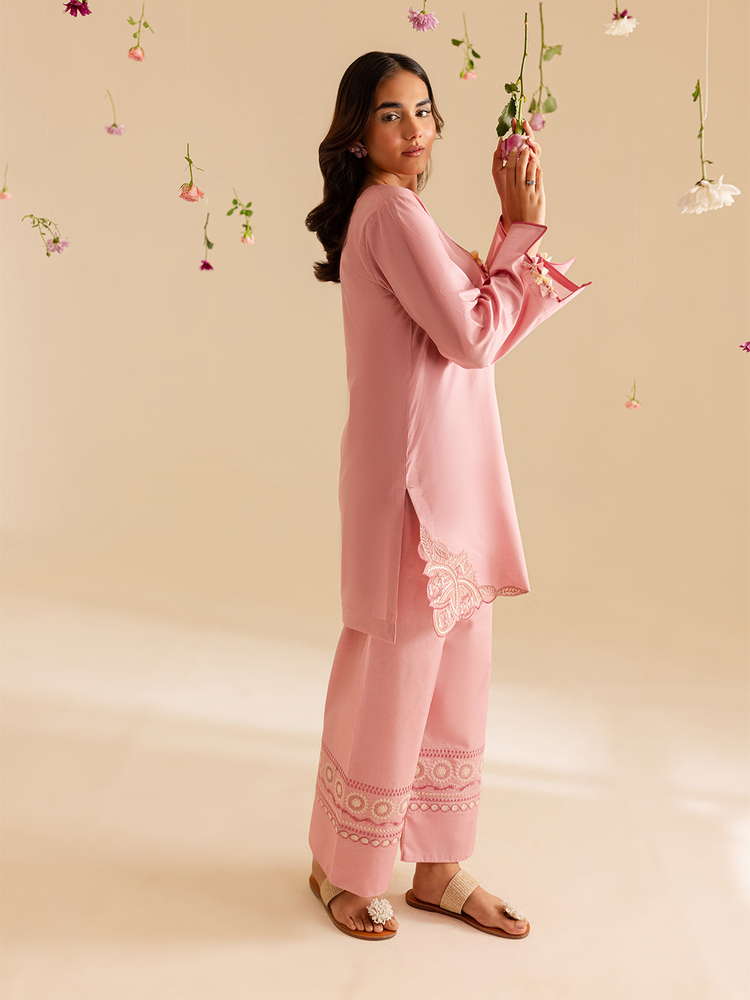 Mahnur | Petal Whispers Lawn Pret | Primrose - Official Mahnur stockist in UK - Sakeena London