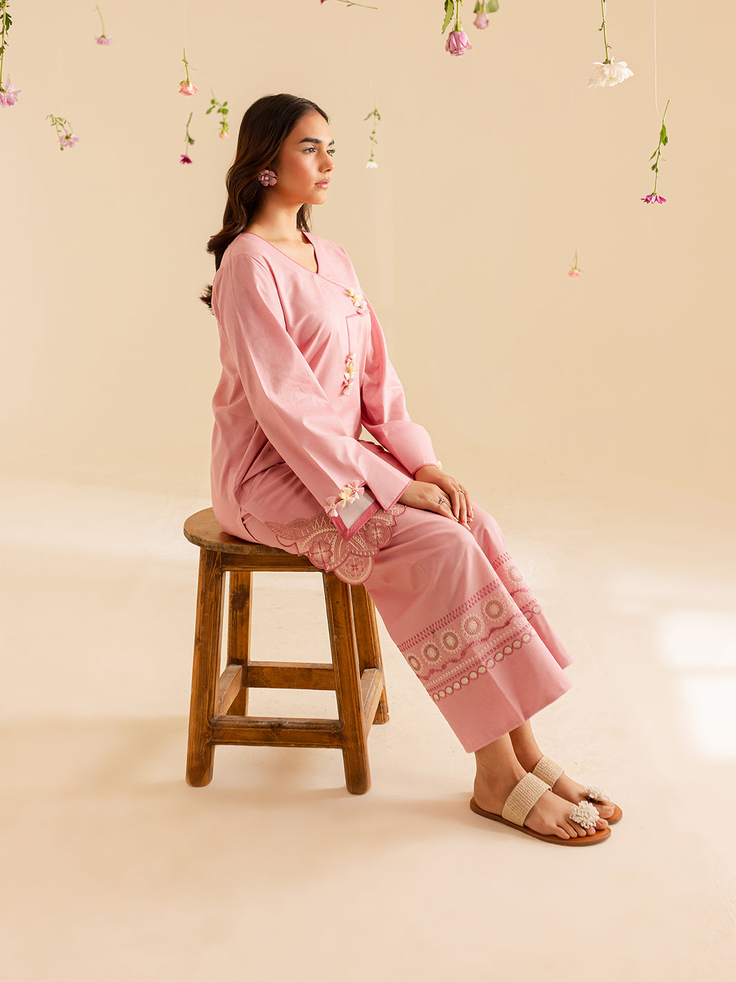 Mahnur | Petal Whispers Lawn Pret | Primrose - Official Mahnur stockist in UK - Sakeena London