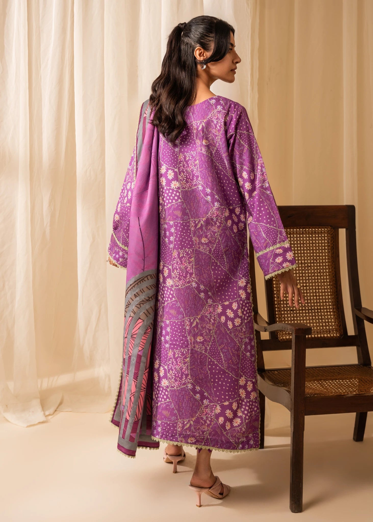 Aabyaan | Izabel Prints Linen Edit 24 | SABRINA (AZ-02) - Official Aabyaan stockist in UK - Sakeena London