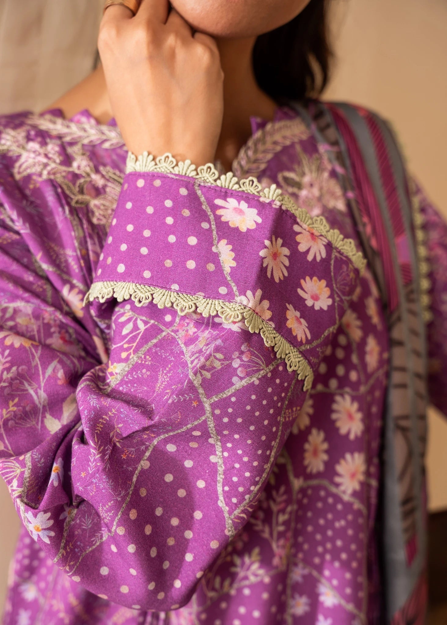 Aabyaan | Izabel Prints Linen Edit 24 | SABRINA (AZ-02) - Official Aabyaan stockist in UK - Sakeena London