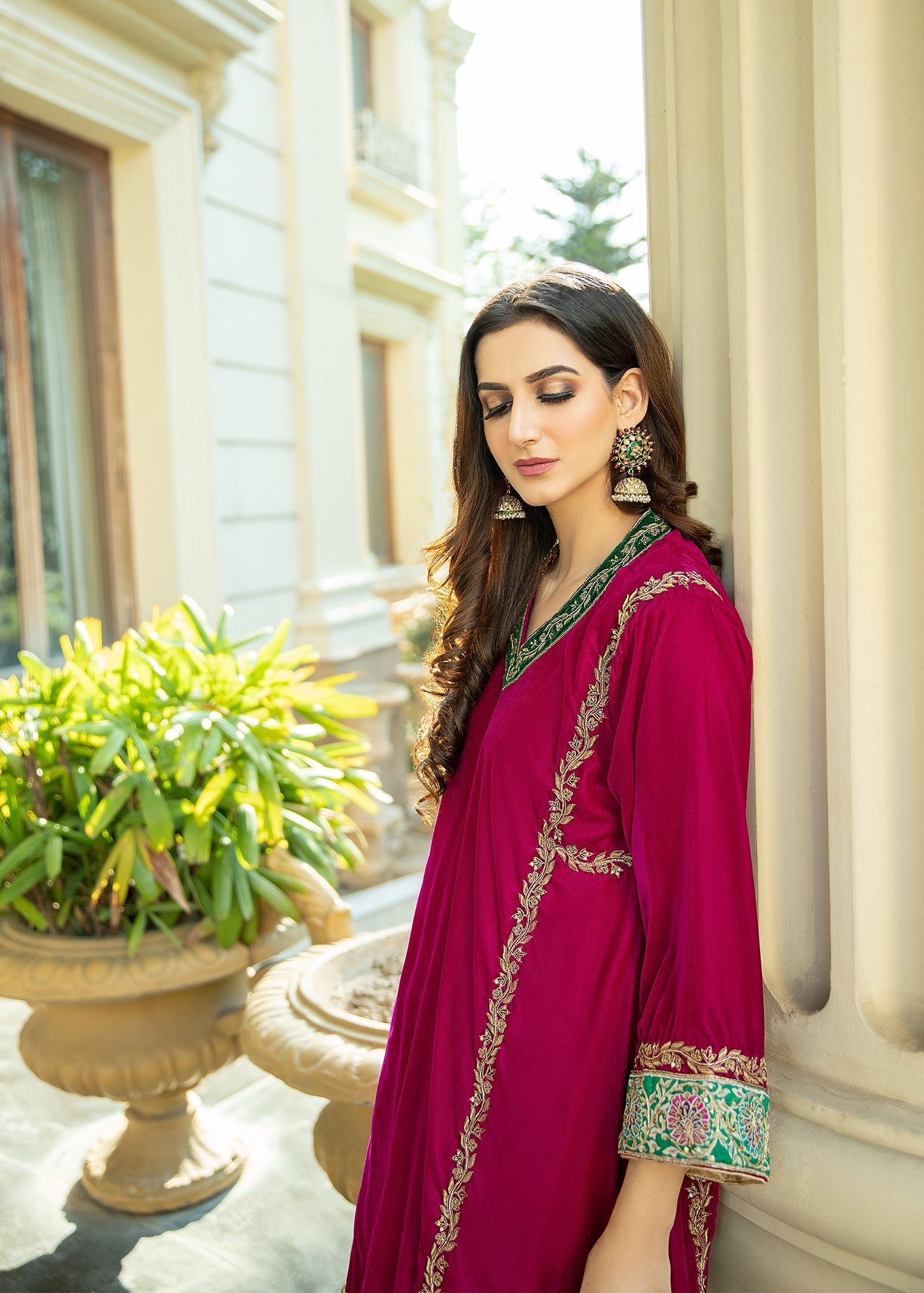 Purple Haze | Velvet Formals | Hot Pink Velvet - Official Purple Haze stockist in UK - Sakeena London