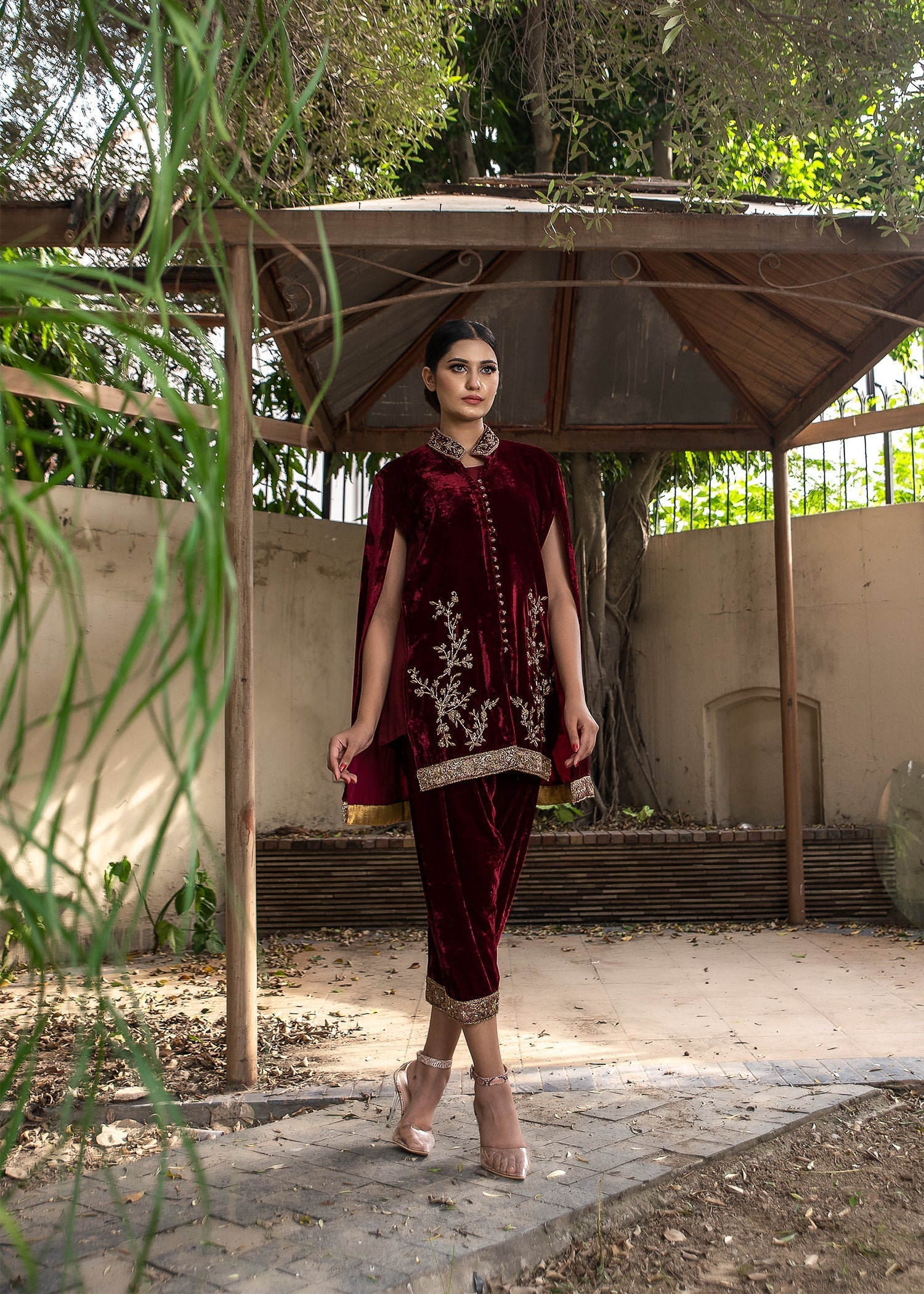 Purple Haze | Velvet Formals | Maroon Velvet - Official Purple Haze stockist in UK - Sakeena London