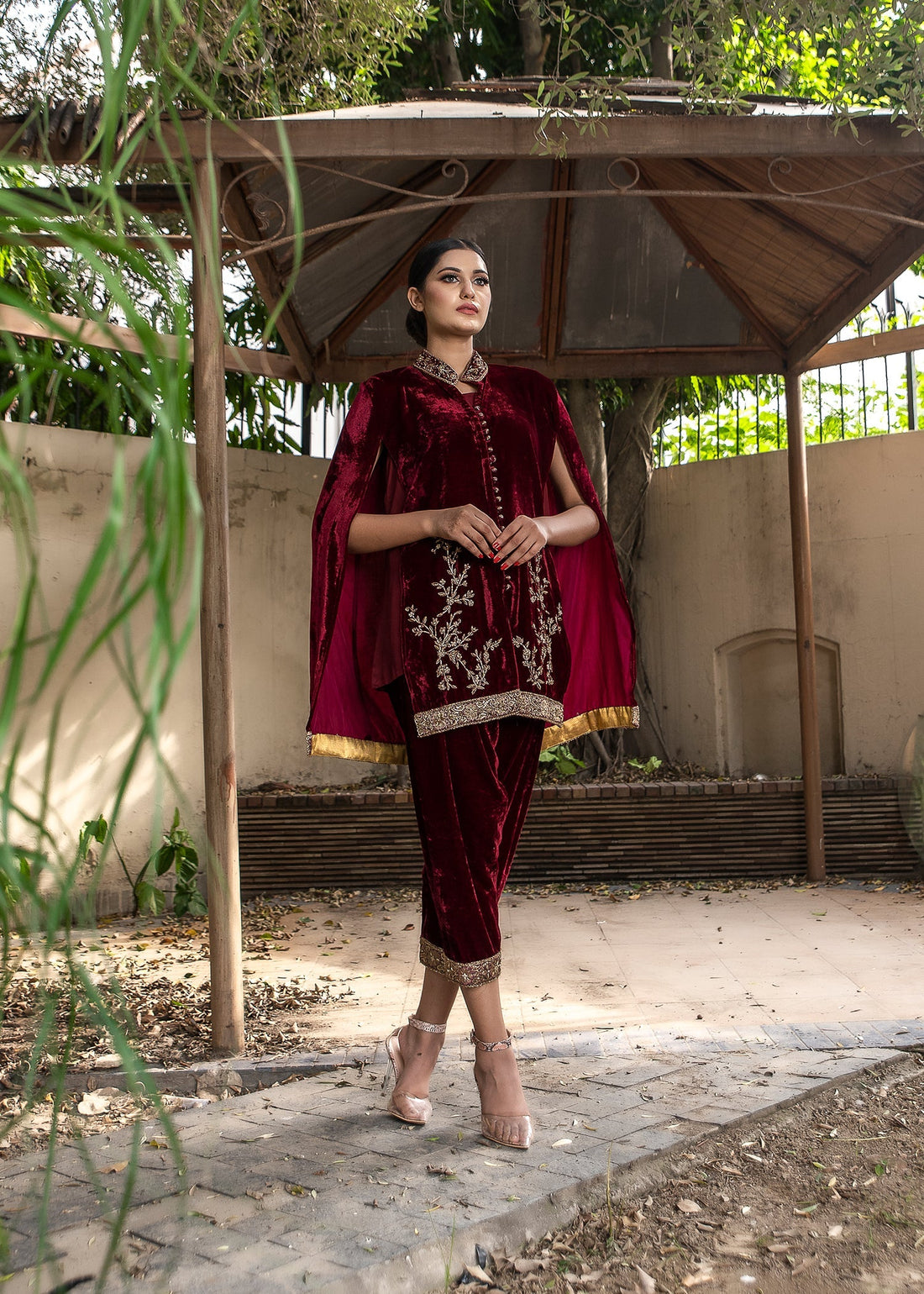 Purple Haze | Velvet Formals | Maroon Velvet - Official Purple Haze stockist in UK - Sakeena London