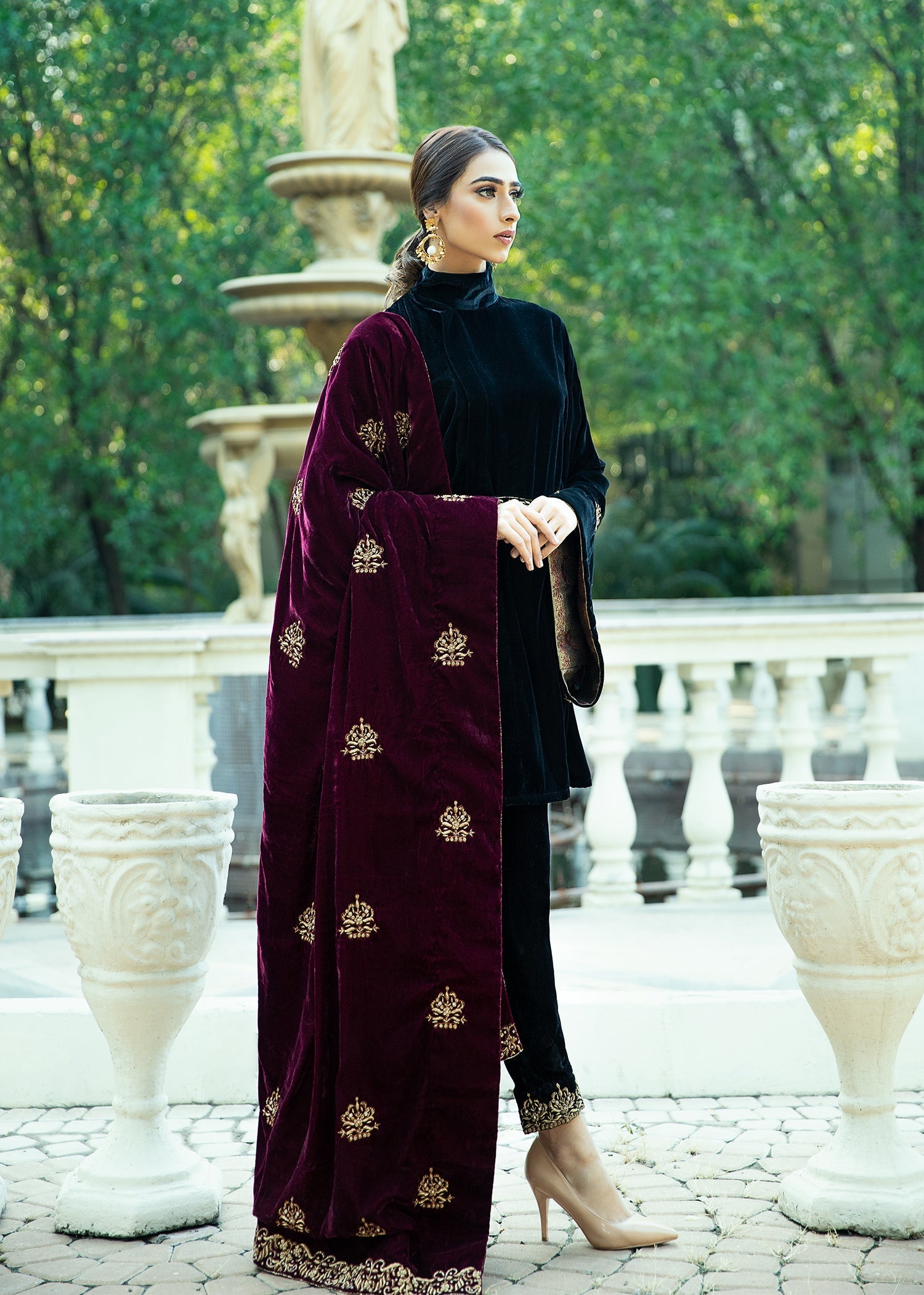 Purple Haze | Velvet Formals | Black velvet Jacket - Official Purple Haze stockist in UK - Sakeena London