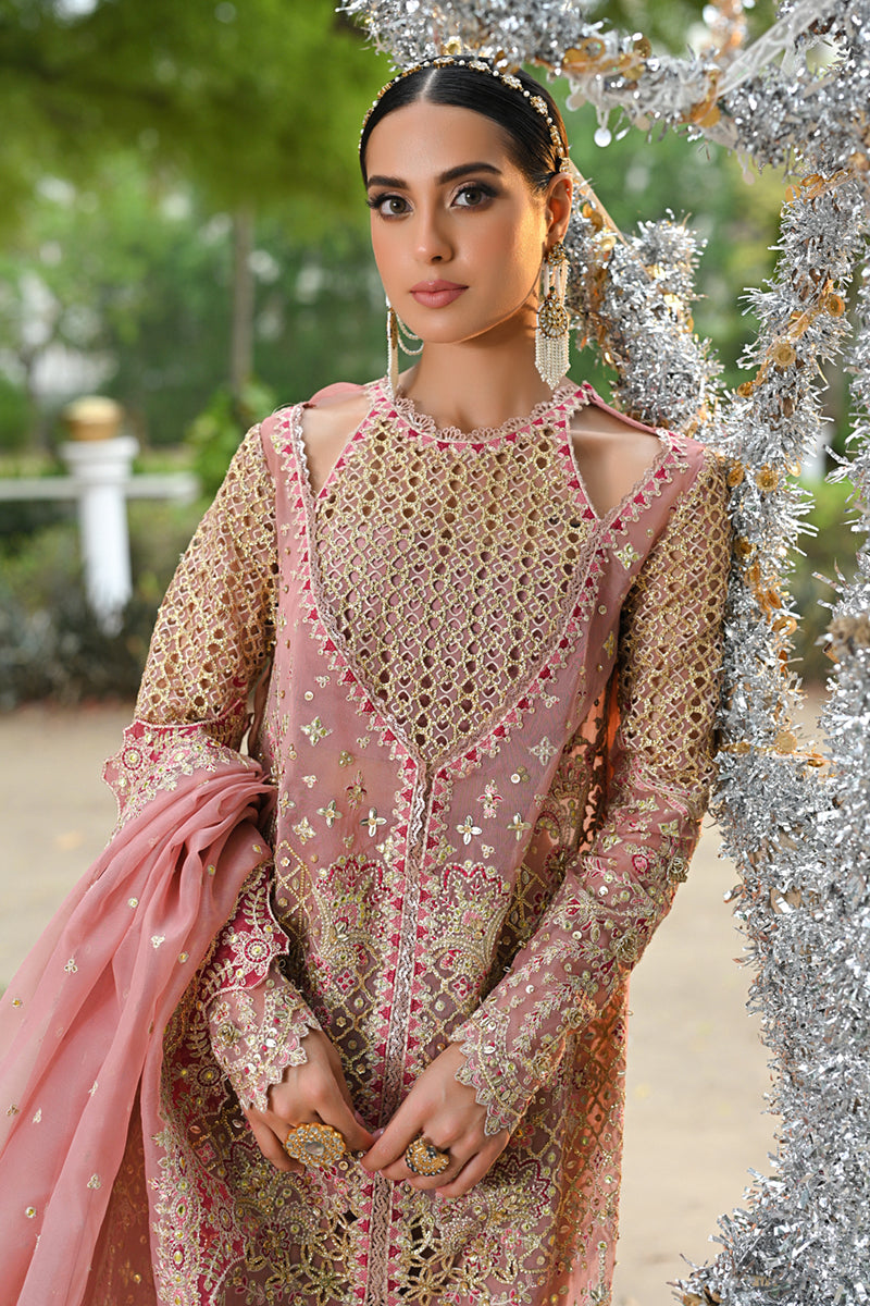 Qalamkar | Singhar Wedding Collection | RF-02 SALEHA - Official Qalamkar stockist in UK - Sakeena London