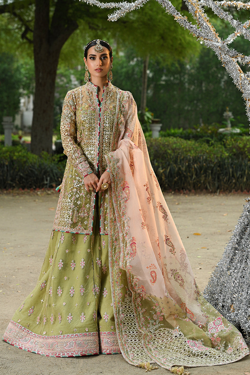 Qalamkar | Singhar Wedding Collection | RF-07 HALENA - Official Qalamkar stockist in UK - Sakeena London
