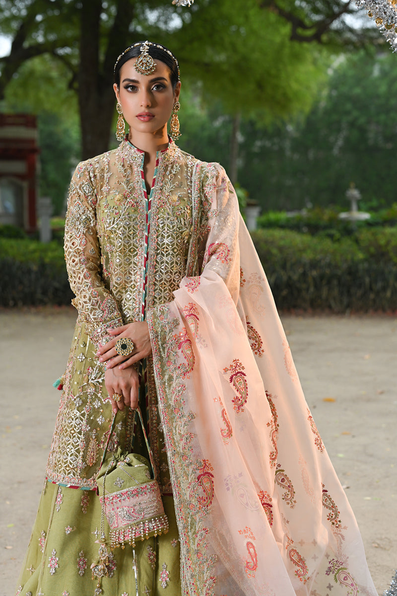 Qalamkar | Singhar Wedding Collection | RF-07 HALENA - Official Qalamkar stockist in UK - Sakeena London