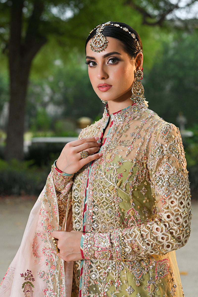 Qalamkar | Singhar Wedding Collection | RF-07 HALENA - Official Qalamkar stockist in UK - Sakeena London