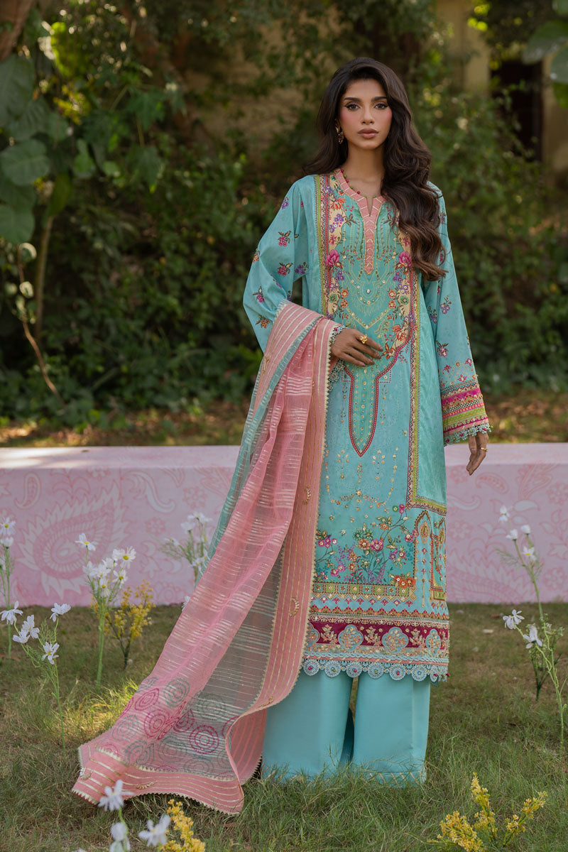 Qalamkar | Luxe Silk | UA-06 SARA - Official Qalamkar stockist in UK - Sakeena London