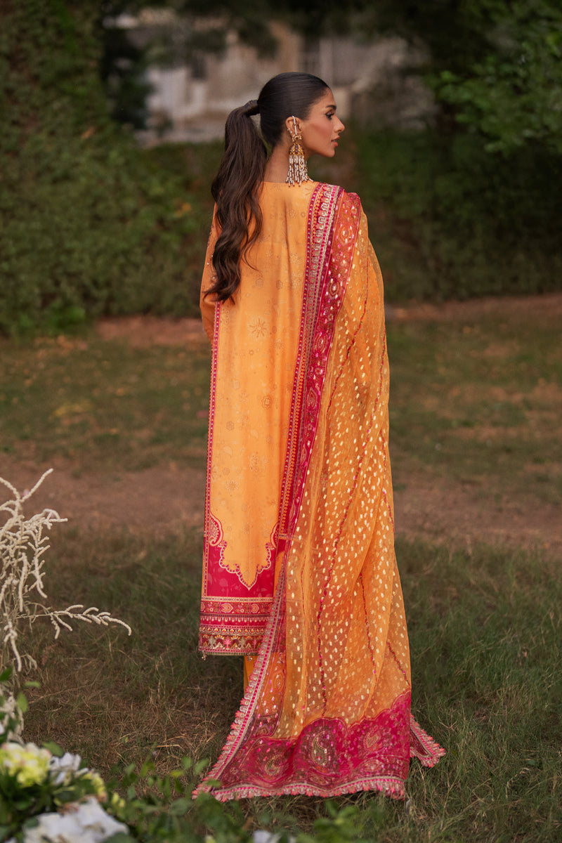 Qalamkar | Luxe Silk | UA-05 FIORE - Official Qalamkar stockist in UK - Sakeena London