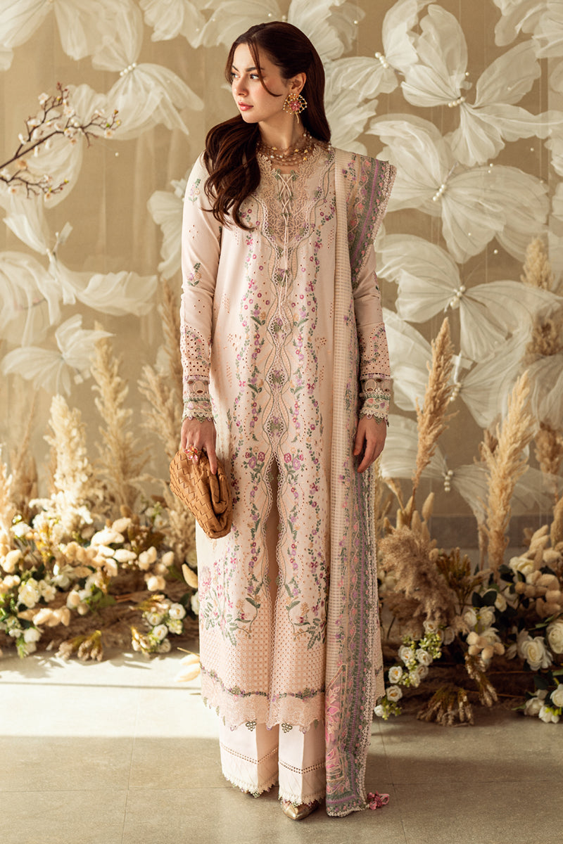 Qalamkar | Sahil Luxury Lawn | FK-12 LILY - Official Qalamkar stockist in UK - Sakeena London