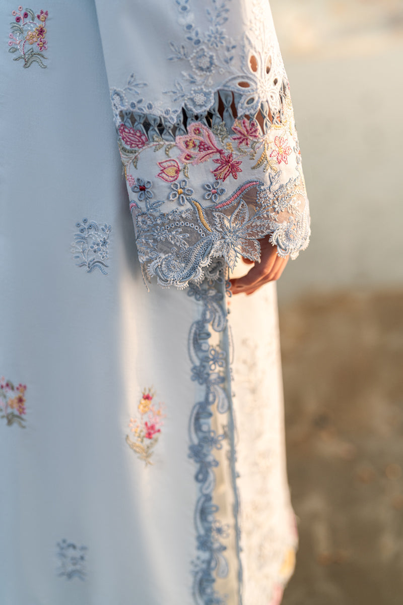 Qalamkar | Sahil Luxury Lawn | FK-02 ISABELLA - Official Qalamkar stockist in UK - Sakeena London