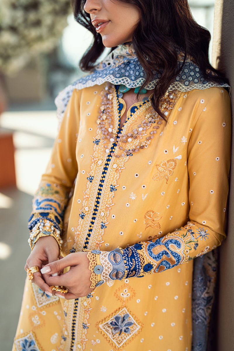 Qalamkar | Sahil Luxury Lawn | FK-06 NATALIE - Official Qalamkar stockist in UK - Sakeena London