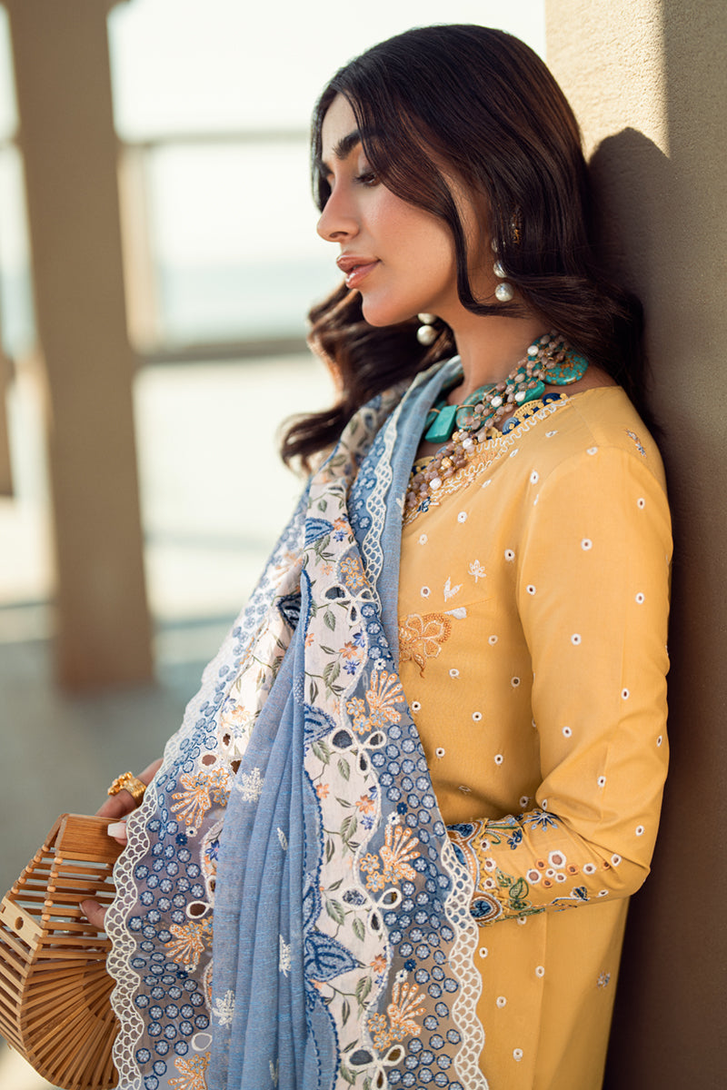 Qalamkar | Sahil Luxury Lawn | FK-06 NATALIE - Official Qalamkar stockist in UK - Sakeena London