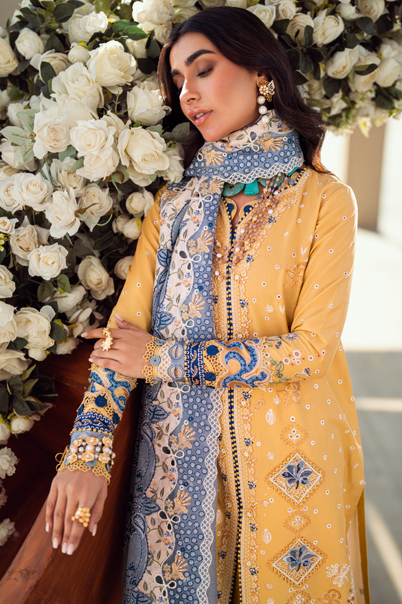 Qalamkar | Sahil Luxury Lawn | FK-06 NATALIE - Official Qalamkar stockist in UK - Sakeena London