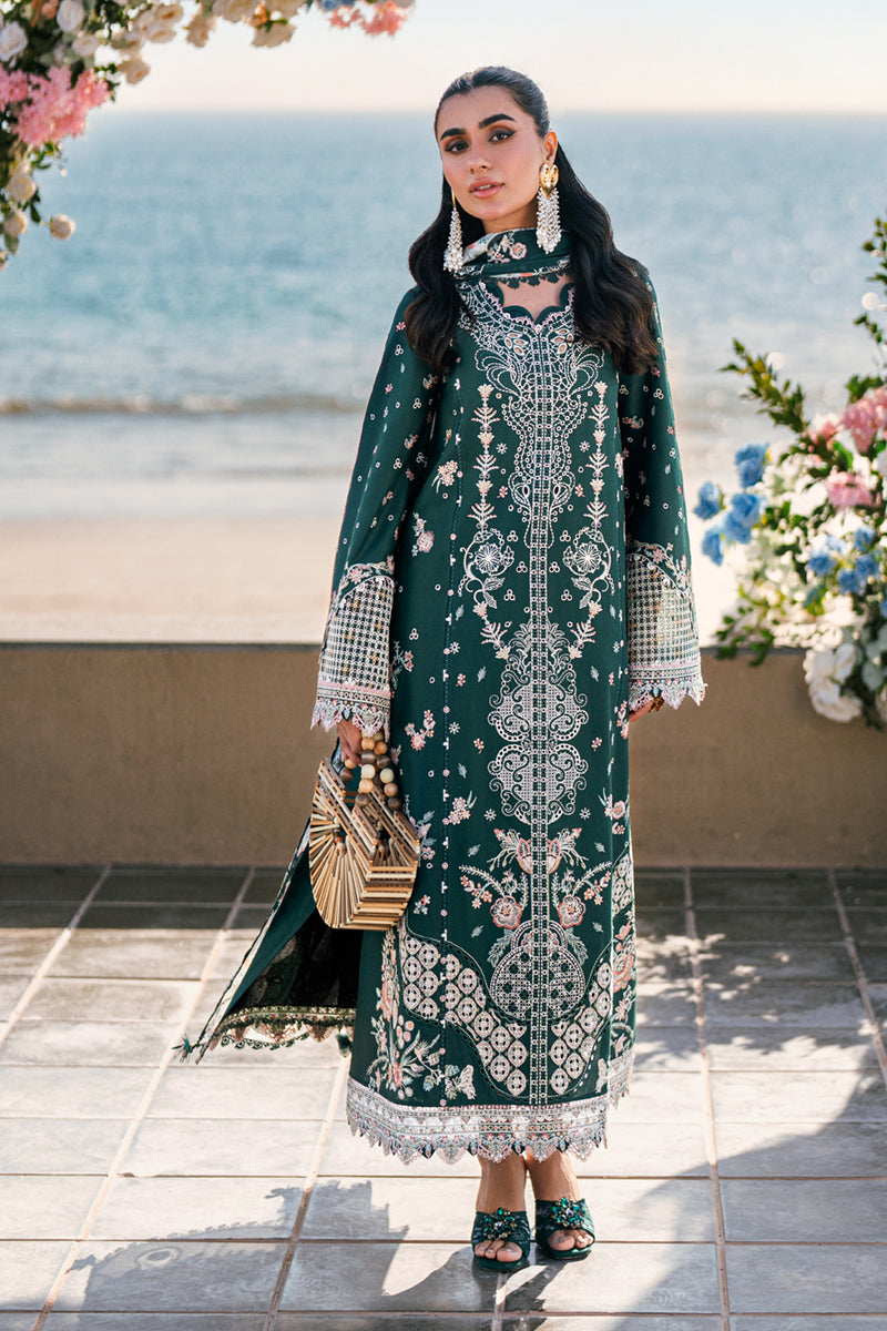 Qalamkar | Sahil Luxury Lawn | FK-13 ELIZA - Official Qalamkar stockist in UK - Sakeena London
