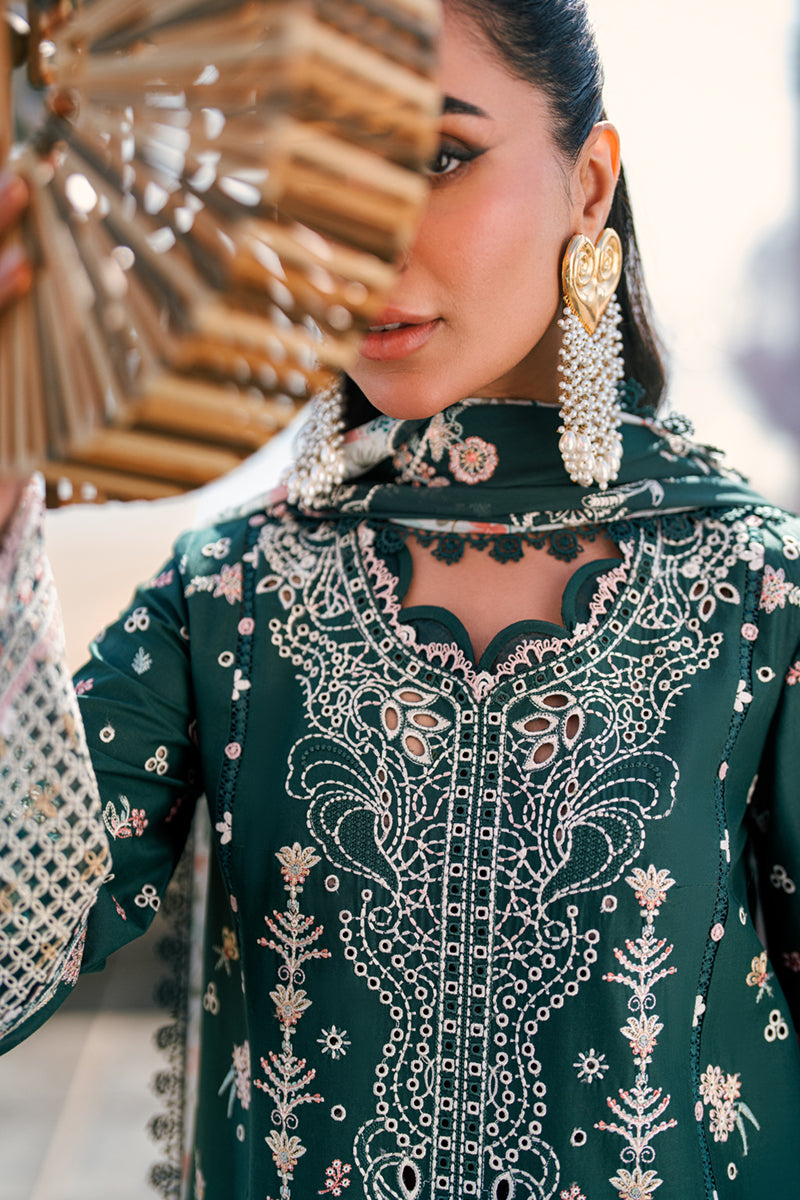Qalamkar | Sahil Luxury Lawn | FK-13 ELIZA - Official Qalamkar stockist in UK - Sakeena London