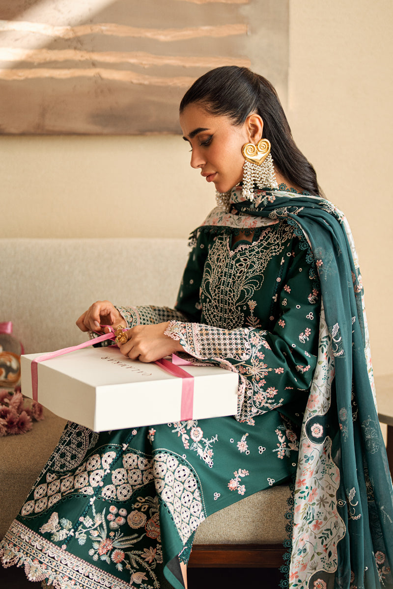 Qalamkar | Sahil Luxury Lawn | FK-13 ELIZA - Official Qalamkar stockist in UK - Sakeena London