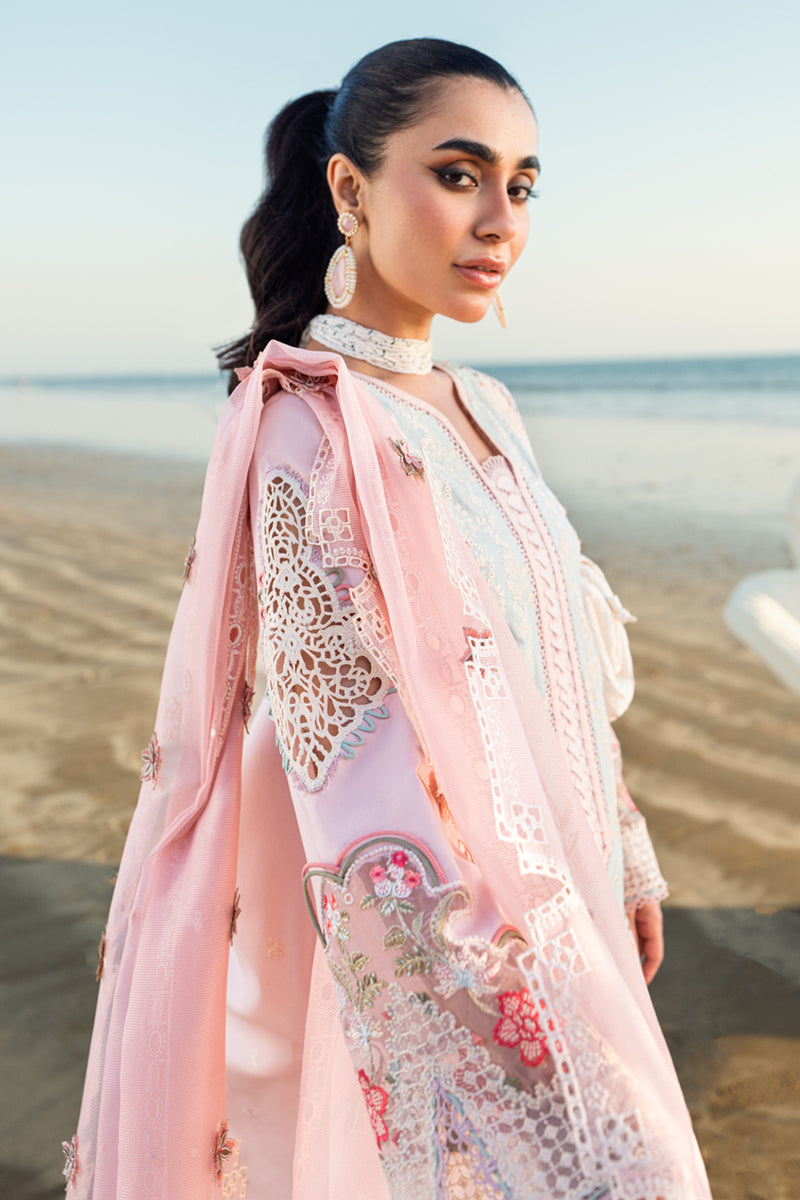 Qalamkar | Sahil Luxury Lawn | FK-08 REEM - Official Qalamkar stockist in UK - Sakeena London