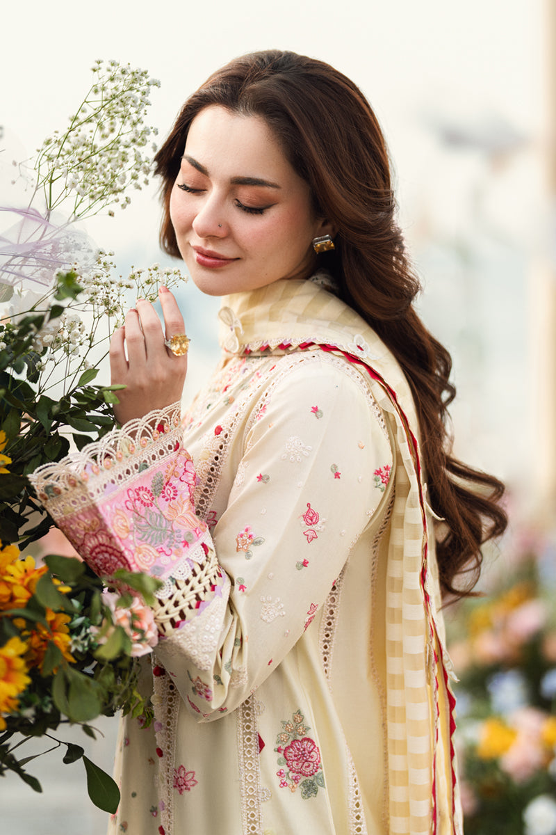 Qalamkar | Sahil Luxury Lawn | FK-14 SCARLETT - Official Qalamkar stockist in UK - Sakeena London