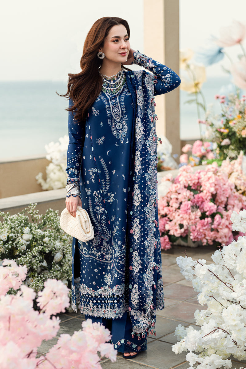 Qalamkar | Sahil Luxury Lawn | FK-05 AURORA - Official Qalamkar stockist in UK - Sakeena London