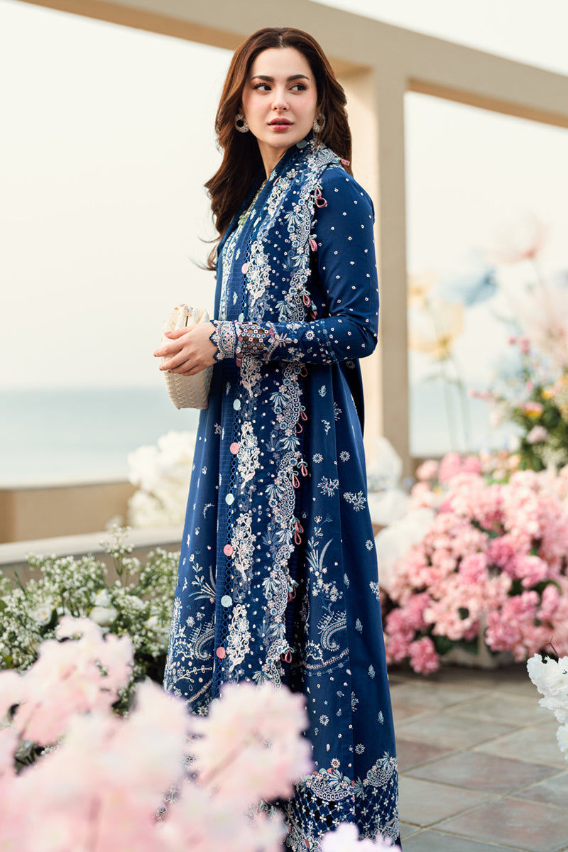 Qalamkar | Sahil Luxury Lawn | FK-05 AURORA - Official Qalamkar stockist in UK - Sakeena London