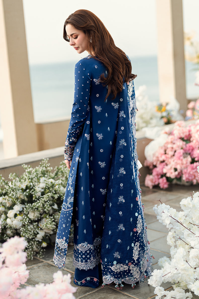 Qalamkar | Sahil Luxury Lawn | FK-05 AURORA - Official Qalamkar stockist in UK - Sakeena London