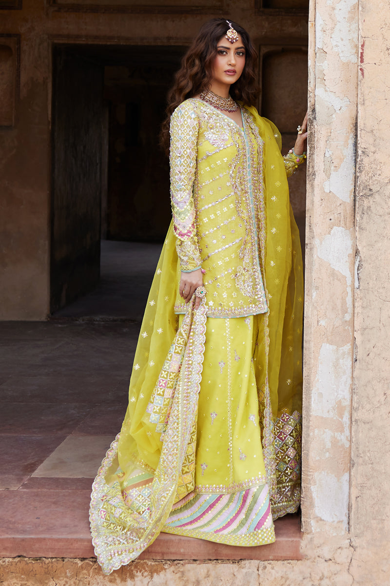Qalamkar | Shadmani Luxury Formals | Dania SH-05 - Official Qalamkar stockist in UK - Sakeena London