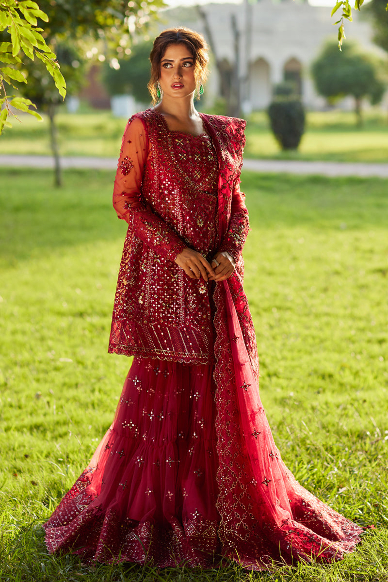 Qalamkar | Shadmani Luxury Formals | Nurah SH-07 - Official Qalamkar stockist in UK - Sakeena London