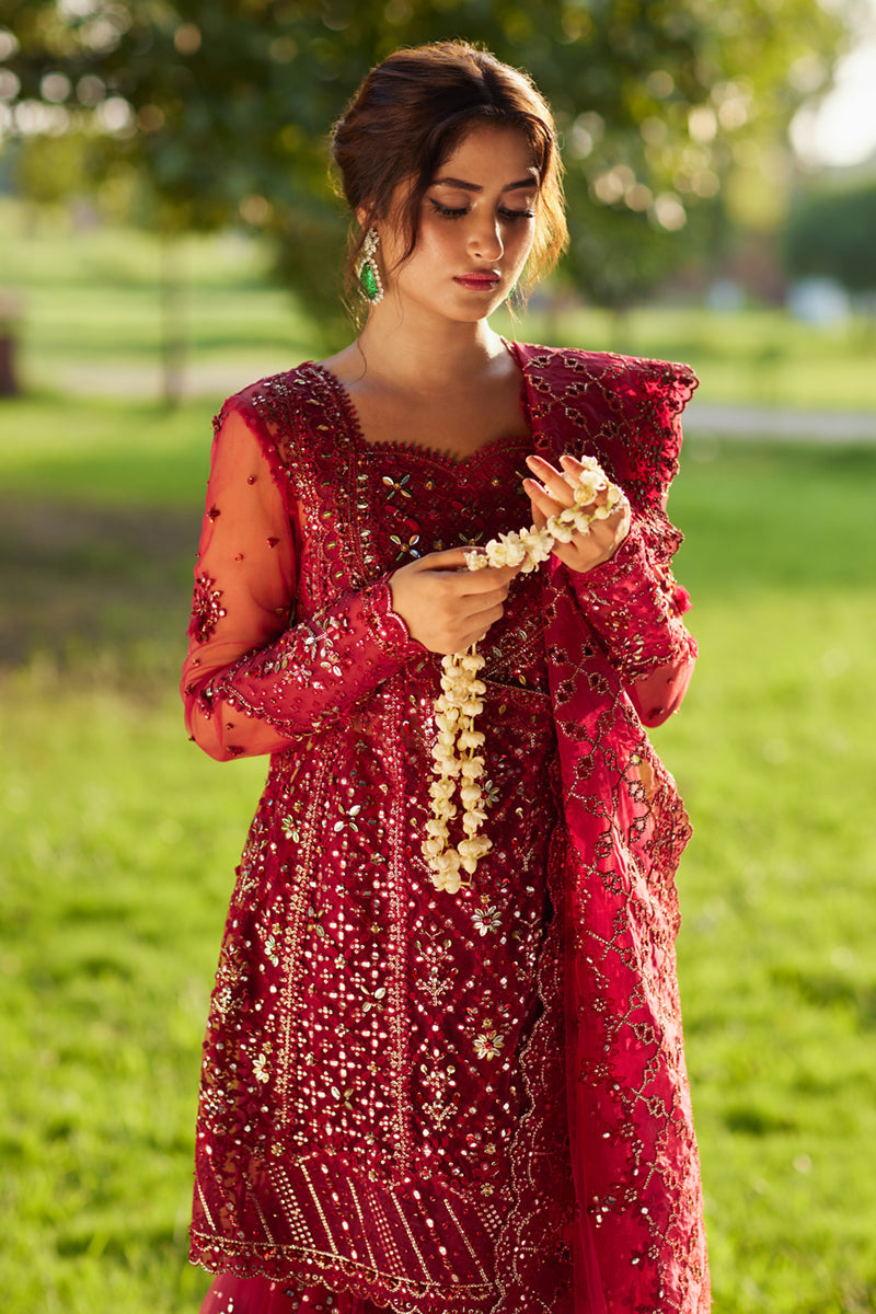 Qalamkar | Shadmani Luxury Formals | Nurah SH-07 - Official Qalamkar stockist in UK - Sakeena London