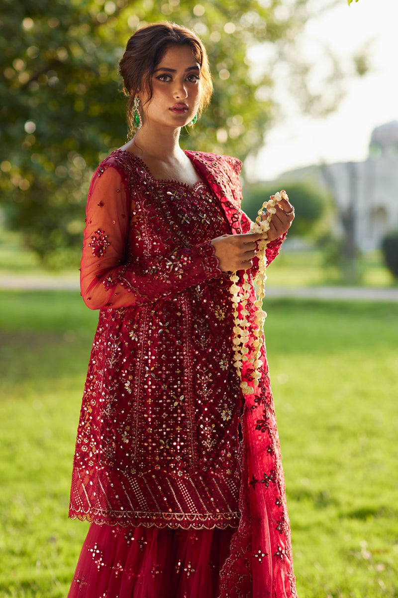 Qalamkar | Shadmani Luxury Formals | Nurah SH-07 - Official Qalamkar stockist in UK - Sakeena London