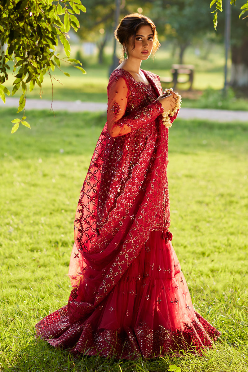Qalamkar | Shadmani Luxury Formals | Nurah SH-07 - Official Qalamkar stockist in UK - Sakeena London
