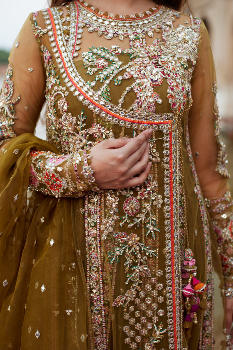 Qalamkar | Shadmani Luxury Formals | Rameesha SH-01 - Official Qalamkar stockist in UK - Sakeena London