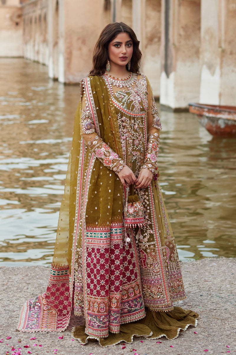 Qalamkar | Shadmani Luxury Formals | Rameesha SH-01 - Official Qalamkar stockist in UK - Sakeena London