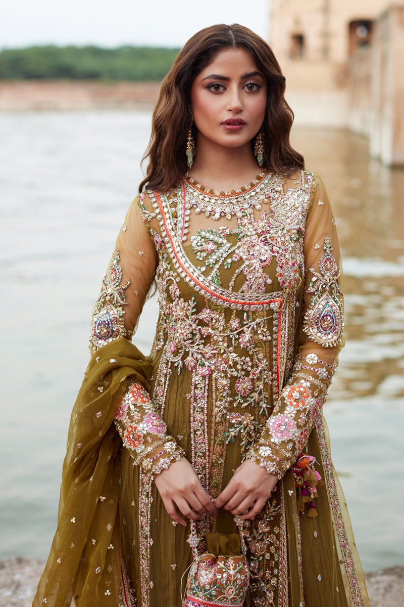 Qalamkar | Shadmani Luxury Formals | Rameesha SH-01 - Official Qalamkar stockist in UK - Sakeena London