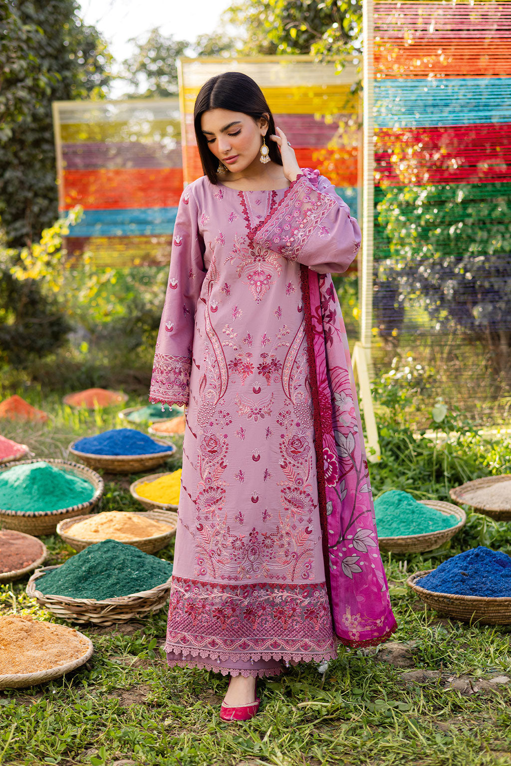 Ramsha | Riwayat Lawn Collection | Y-1209 - Official Ramsha stockist in UK - Sakeena London