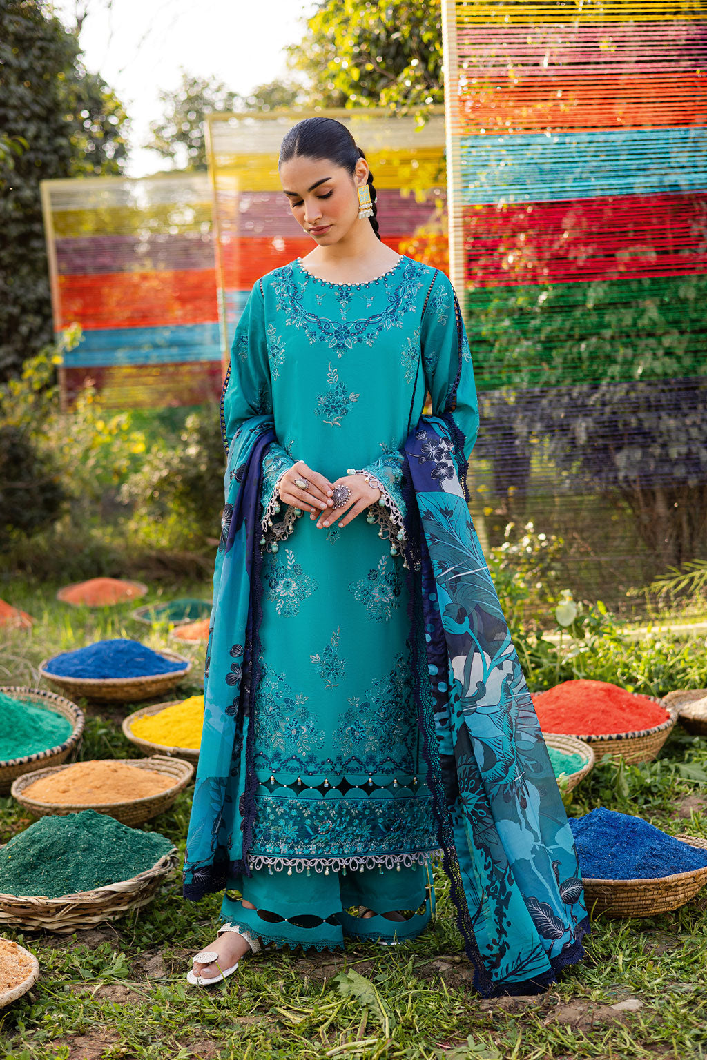 Ramsha | Riwayat Lawn Collection | Y-1201 - Official Ramsha stockist in UK - Sakeena London