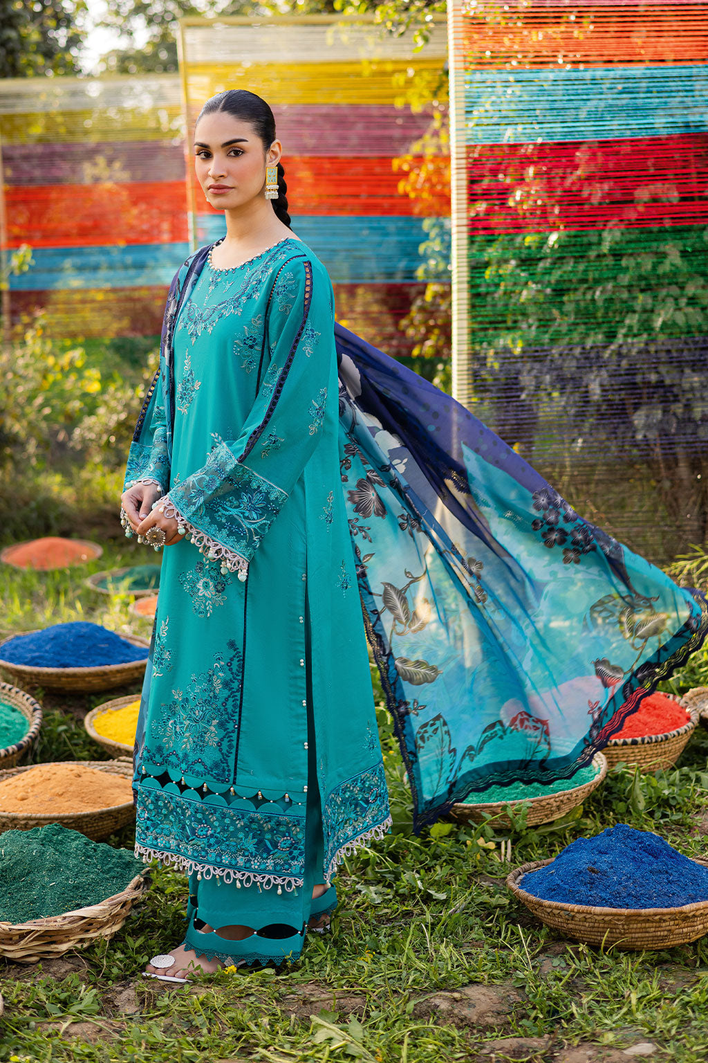 Ramsha | Riwayat Lawn Collection | Y-1201 - Official Ramsha stockist in UK - Sakeena London
