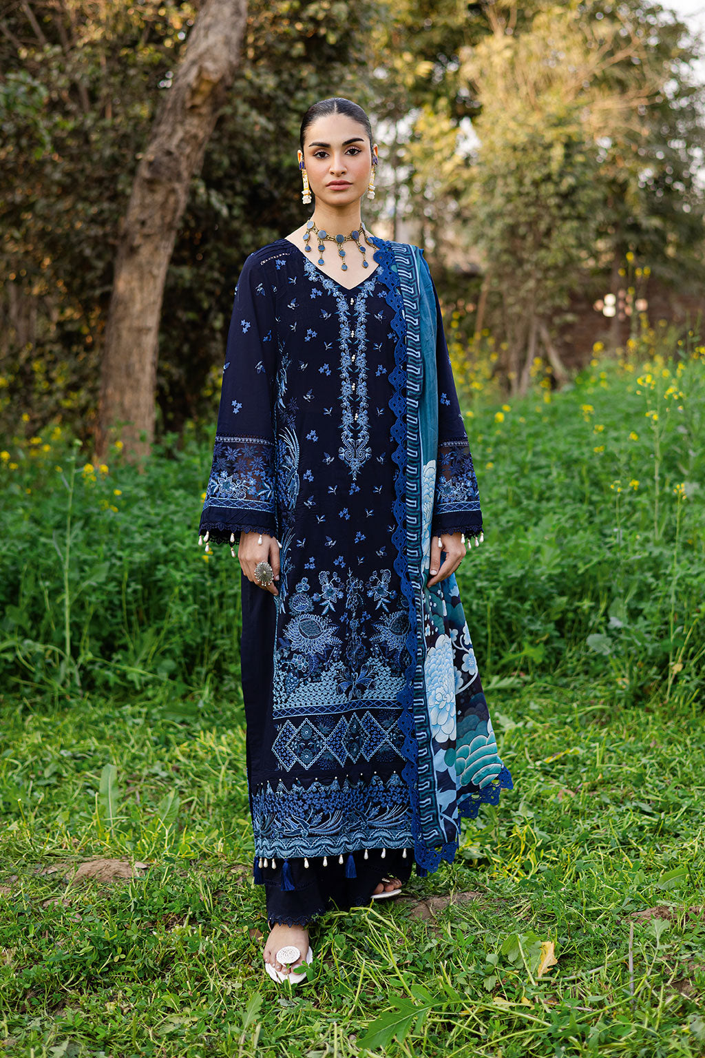 Ramsha | Riwayat Lawn Collection | Y-1203 - Official Ramsha stockist in UK - Sakeena London