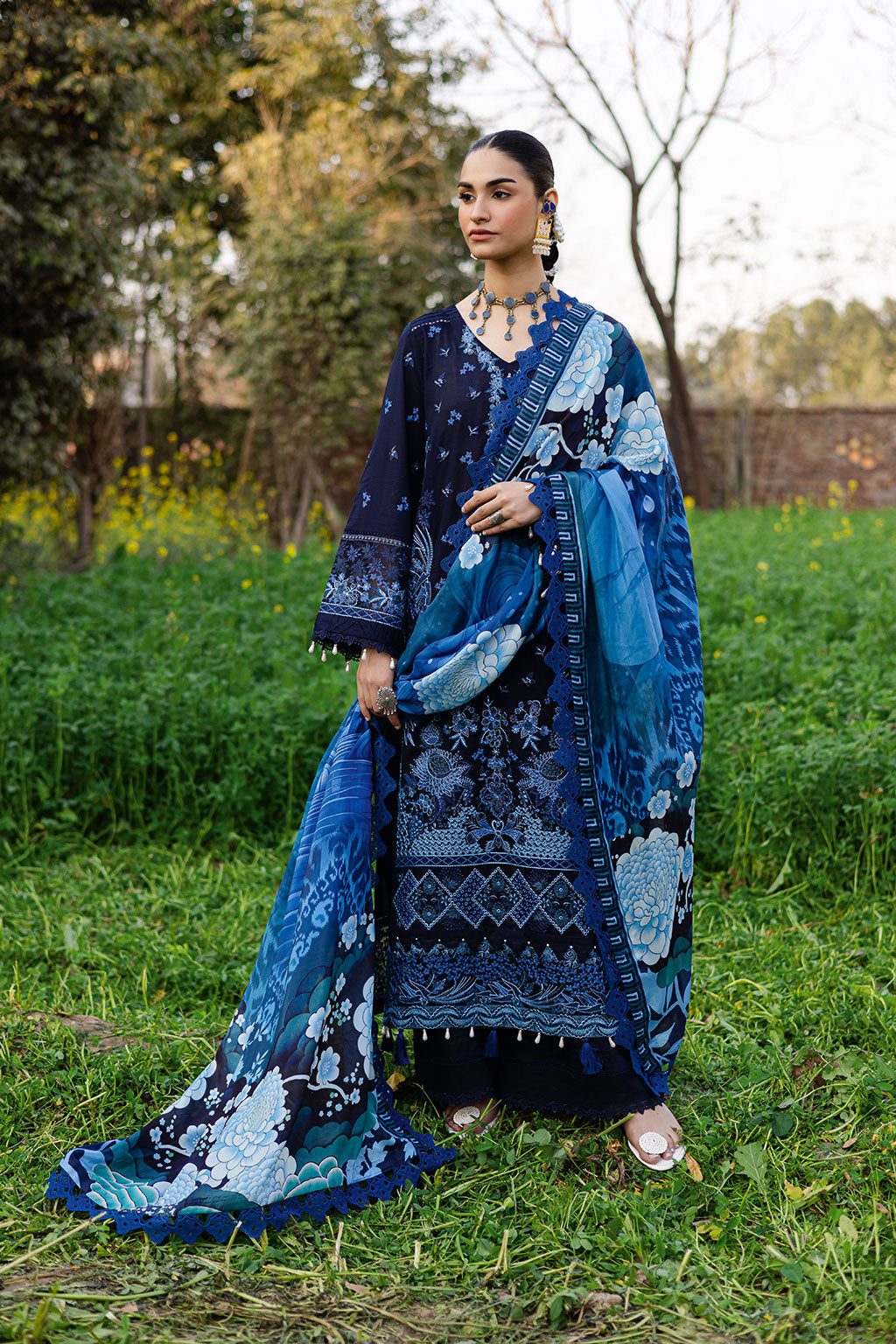 Ramsha | Riwayat Lawn Collection | Y-1203 - Official Ramsha stockist in UK - Sakeena London