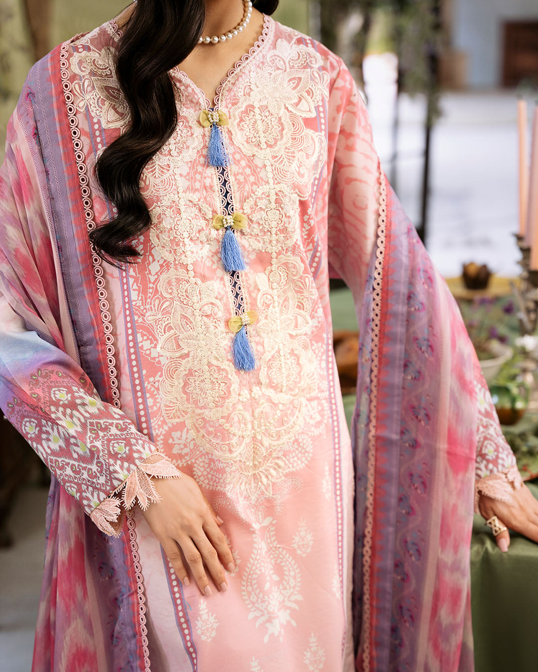 Roheenaz | Flora Printed Lawn | Amara - Official Roheenaz stockist in UK - Sakeena London