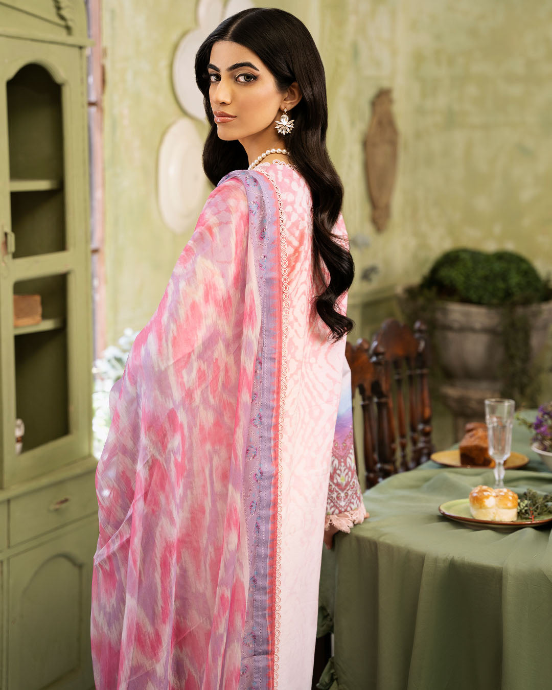 Roheenaz | Flora Printed Lawn | Amara - Official Roheenaz stockist in UK - Sakeena London