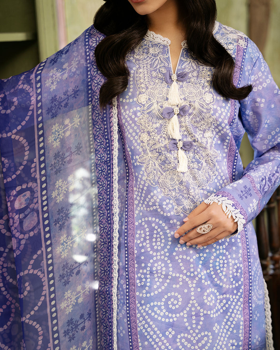 Roheenaz | Flora Printed Lawn | Celestia - Official Roheenaz stockist in UK - Sakeena London