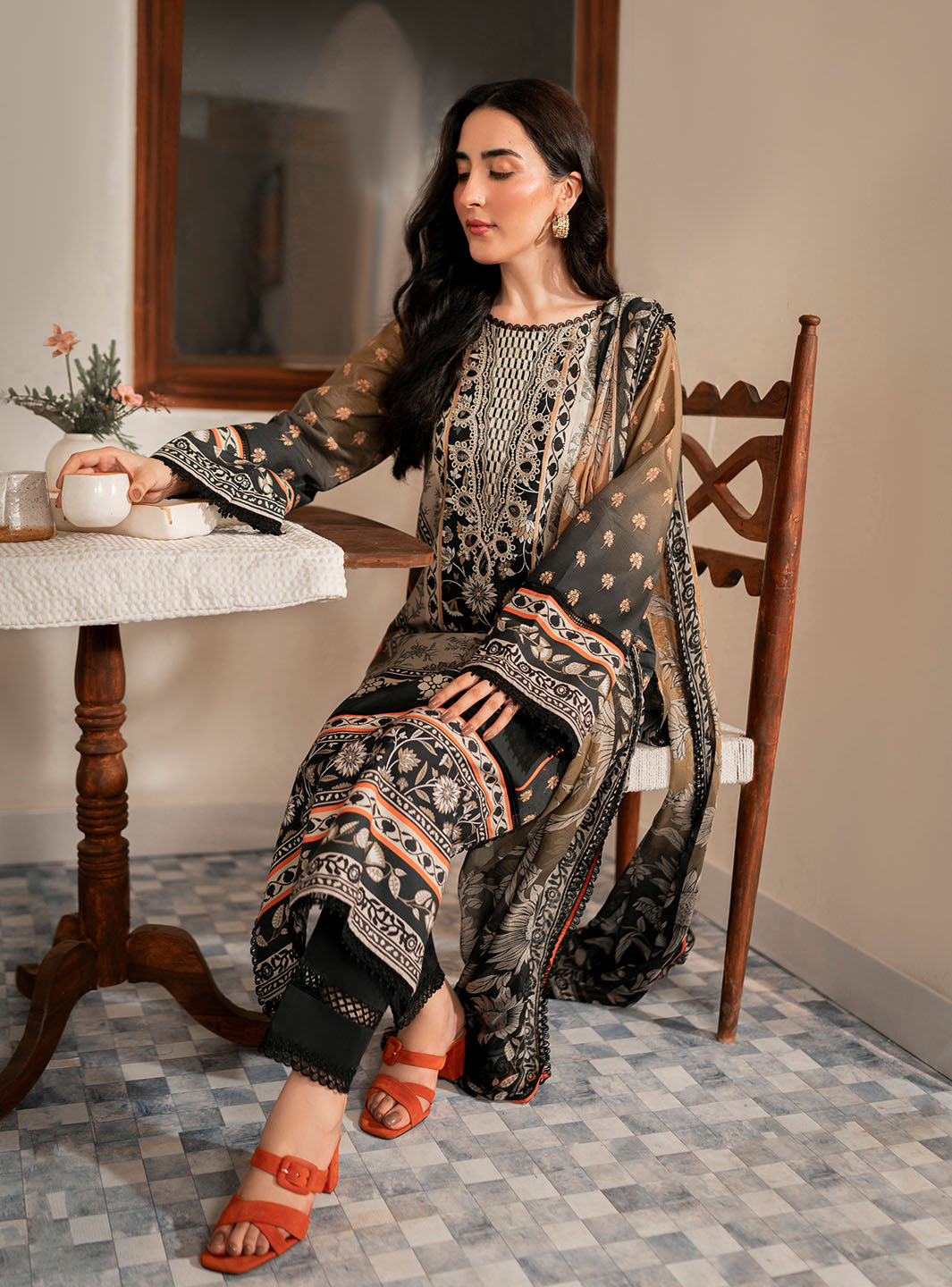 Roheenaz | Selene Fall 24 | Jane - Official Roheenaz stockist in UK - Sakeena London