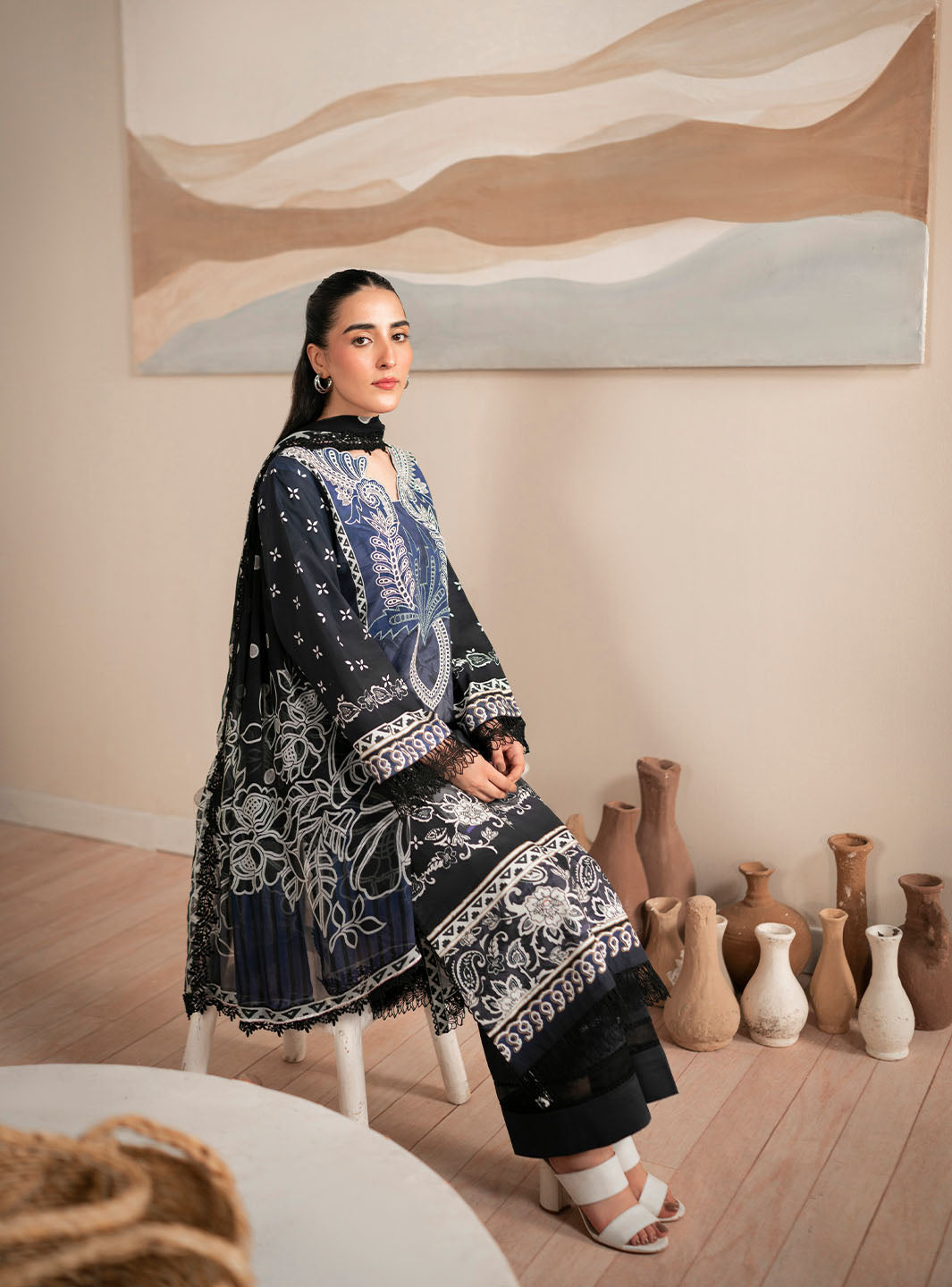 Roheenaz | Selene Fall 24 | Iris - Official Roheenaz stockist in UK - Sakeena London