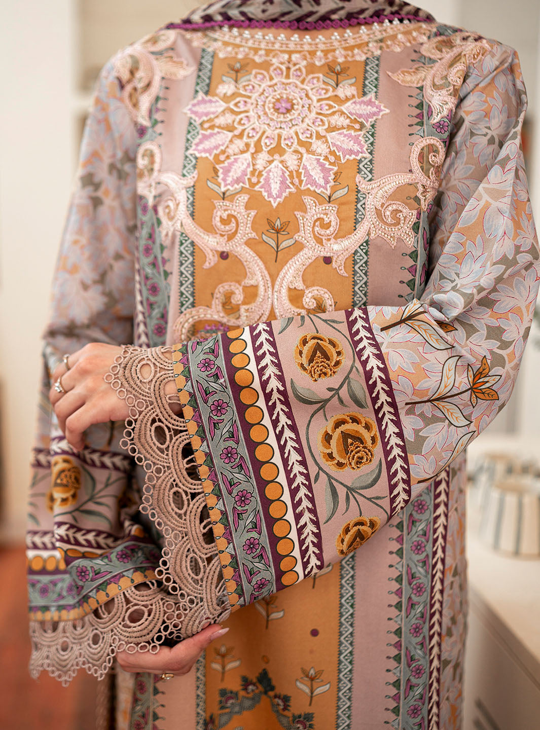 Roheenaz | Selene Fall 24 | Honey - Official Roheenaz stockist in UK - Sakeena London